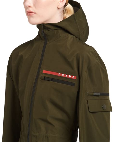 prada gore tex jacket vintage|prada khaki jacket.